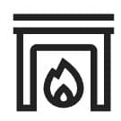 Wood Burning Fireplace icon
