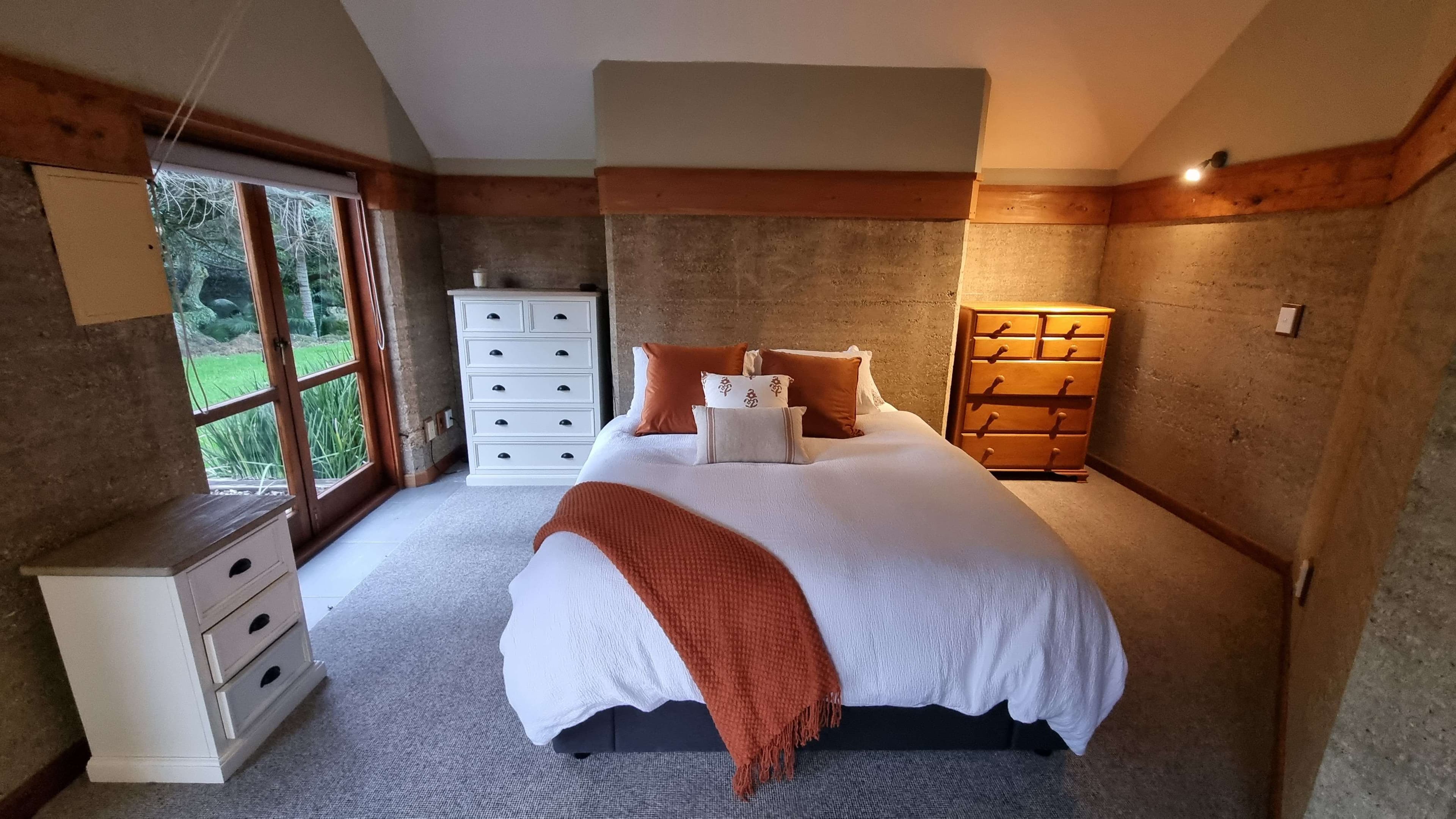 The Amber Room overlooking the hillside at Casa Lenka